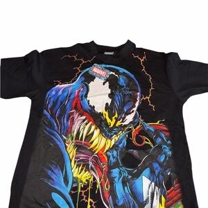 Marvel Venom Black T-Shirt with Vibrant Colors